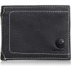 Carhartt Men’s B0000209 Nubuck Trifold Wallet(Black)