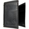 Carhartt Men’s B0000209 Nubuck Trifold Wallet(Black (Trifold))
