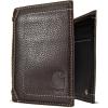 Carhartt Men’s B0000209 Nubuck Trifold Wallet(Brown (Trifold))