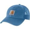 Carhartt Men’s Buffalo Sandstone Meshback Cap(Blue Lagoon)