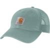 Carhartt Men’s Buffalo Sandstone Meshback Cap(Blue Surf)