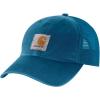 Carhartt Men’s Buffalo Sandstone Meshback Cap(Deep Lagoon)