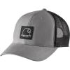 Carhartt Men’s Canvas Mesh-Back C Patch Cap(Asphalt)