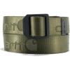 Carhartt Men’s Casual Belts, W/Heavy Duty Flexible Stitching, Available in Multiple Styles, Colors & Sizes(Nylon Webbing Ladder Lock (Army Green))