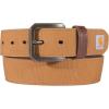 Carhartt Men’s Casual Rugged Duck Canvas Belts(Carhartt Brown)