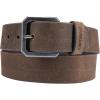Carhartt Men’s Durable Full Grain Saddle Leather Classic Belts, W/Rugged Antique Nickle Hardware(Dark Brown)