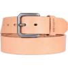 Carhartt Men’s Durable Full Grain Saddle Leather Classic Belts, W/Rugged Antique Nickle Hardware(Lt. Natural)