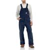 Carhartt Men’s Flame Resistant Duck Bib Lined Overall(Dark Navy)