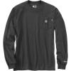 Carhartt Men’s Flame Resistant Force Loose Fit Long-Sleeve Lightweight Eagle Graphic T-Shirt(Carbon Heather)