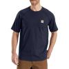Carhartt Men’s Flame Resistant Force Relaxed Fit Lightweight Short-Sleeve T-Shirt(Dark Navy)