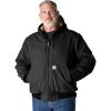 Carhartt Mens Flame Resistant Loose Fit Duck Insulated Active Jac(Black)