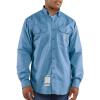 Carhartt Men’s Flame-Resistant Classic Twill Shirt(Light Blue)