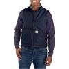 Carhartt Men’s Flame-Resistant Duck Sherpa Lined Vest(Dark Navy)