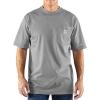 Carhartt Mens Flame-Resistant Force Cotton Short-Sleeve T-Shirt(Light Gray)