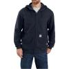 Carhartt Men’s Flame-Resistant Force Loose Fit Midweight Hooded Zip Front Sweatshirt(Navy)