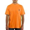 Carhartt Men’s Force Color Enhanced Short-Sleeve T-Shirt(Brite Orange)
