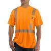 Carhartt Men’s Force High-Visibility Short-Sleeve Class 2 T-Shirt(Bright Orange)