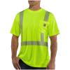 Carhartt Men’s Force High-Visibility Short-Sleeve Class 2 T-Shirt(Brite Lime)