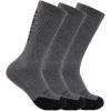 Carhartt Men’s Force Midweight Logo Crew Sock 3 Pack(Carbon Heather)