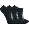 Carhartt Men’s Force Midweight Logo Low Cut Sock 3 Pack(Black)