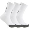 Carhartt Men’s Force Midweight Logo Short Crew Sock 3 Pack, White, Large