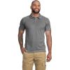 Carhartt Men’s Force Sun Defender Lightweight Short-Sleeve Polo(Asphalt)