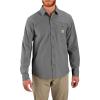 Carhartt Men’s Force Sun Defender Relaxed Fit Lightweight Long-Sleeve Shirt(Steel)