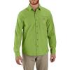 Carhartt Men’s Force Sun Defender Relaxed Fit Lightweight Long-Sleeve Shirt(Switchgrass)