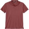Carhartt Men’s Force Sun Defender Relaxed Fit Lightweight Short-Sleeve Polo(Crimson Moss Heather)