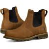 Carhartt Men’s Frontier Water Resistant Steel Toe Chelsea Boots – Slip-on Leather Build with Stretch Gore, EVA Midsole & Rugged Grip(Bison Brown Oil Tan)
