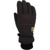 Carhartt Men’s GL0781M Insulated Duck/Synthetic Leather Knit Cuff Glove(Black)
