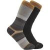 Carhartt Men’s Heavyweight Crew Sock 2 Pack(Charcoal)