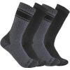 Carhartt Men’s Heavyweight Crew Sock 4 Pack(Assorted 1 Black)