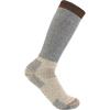 Carhartt Mens Heavyweight Wool Blend Boot Sock(Heather Grey/Cream)