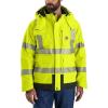 Carhartt Men’s High-Visibility Waterproof Loose Fit Heavyweight Insulated Class 3 Jacket(Brite Lime)