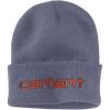 Carhartt Men’s Knit Insulated Logo Graphic Cuffed Beanie(Folkstone Gray)