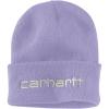 Carhartt Men’s Knit Insulated Logo Graphic Cuffed Beanie(Lavender)