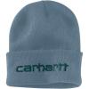 Carhartt Men’s Knit Insulated Logo Graphic Cuffed Beanie(Thundercloud)
