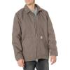Carhartt Men’s Loose Fit Washed Duck Sherpa-Lined Coat(Driftwood)