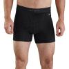 Carhartt Men’s MBB122 5 Inch Tech Boxer Brief(Black Grid)