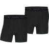 Carhartt Men’s MBB124 5 Inch Basic Boxer Brief 2-Pack(Black)