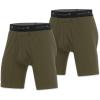 Carhartt Men’s MBB124 5 Inch Basic Boxer Brief 2-Pack(Burnt)