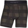 Carhartt Men’s MBB124 5 Inch Basic Boxer Brief 2-Pack(Hubbard Plaid)