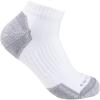 Carhartt Men’s Midweight Cotton Blend Low Cut Sock 3 Pack(White)