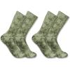 Carhartt Men’s Midweight Tie-Dye Crew Sock 2 Pack(Chive)