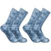 Carhartt Men’s Midweight Tie-Dye Crew Sock 2 Pack(Sky Stone)