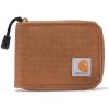 Carhartt Men’s Nylon Duck Zipper Wallet, Deep Wine(Carhartt Brown)