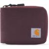 Carhartt Men’s Nylon Duck Zipper Wallet, Deep Wine(Wine)