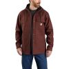 Carhartt Men’s Rain Defender Relaxed Fit Heavyweight Hooded Shirt Jac(Dark Cedar)