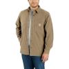 Carhartt Men’s Rain Defender Relaxed Fit Heavyweight Hooded Shirt Jac(Dark Khaki)